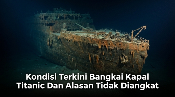 Kondisi Terkini Bangkai Kapal Titanic Dan Alasan Tidak Diangkat