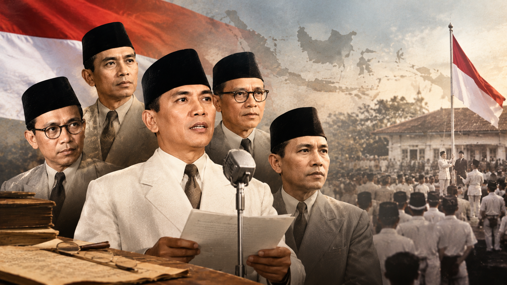 Para Tokoh Utama Perumus dan Proklamator Kemerdekaan